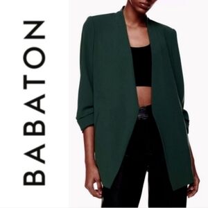 Aritzia Babaton Power Hip Blazer, Dark Green